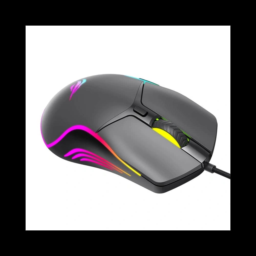 HAVIT MS1029 RGB vezetékes játék egér (fekete) - 4