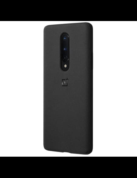 OnePlus 8 Sandstone Bumper Case Black