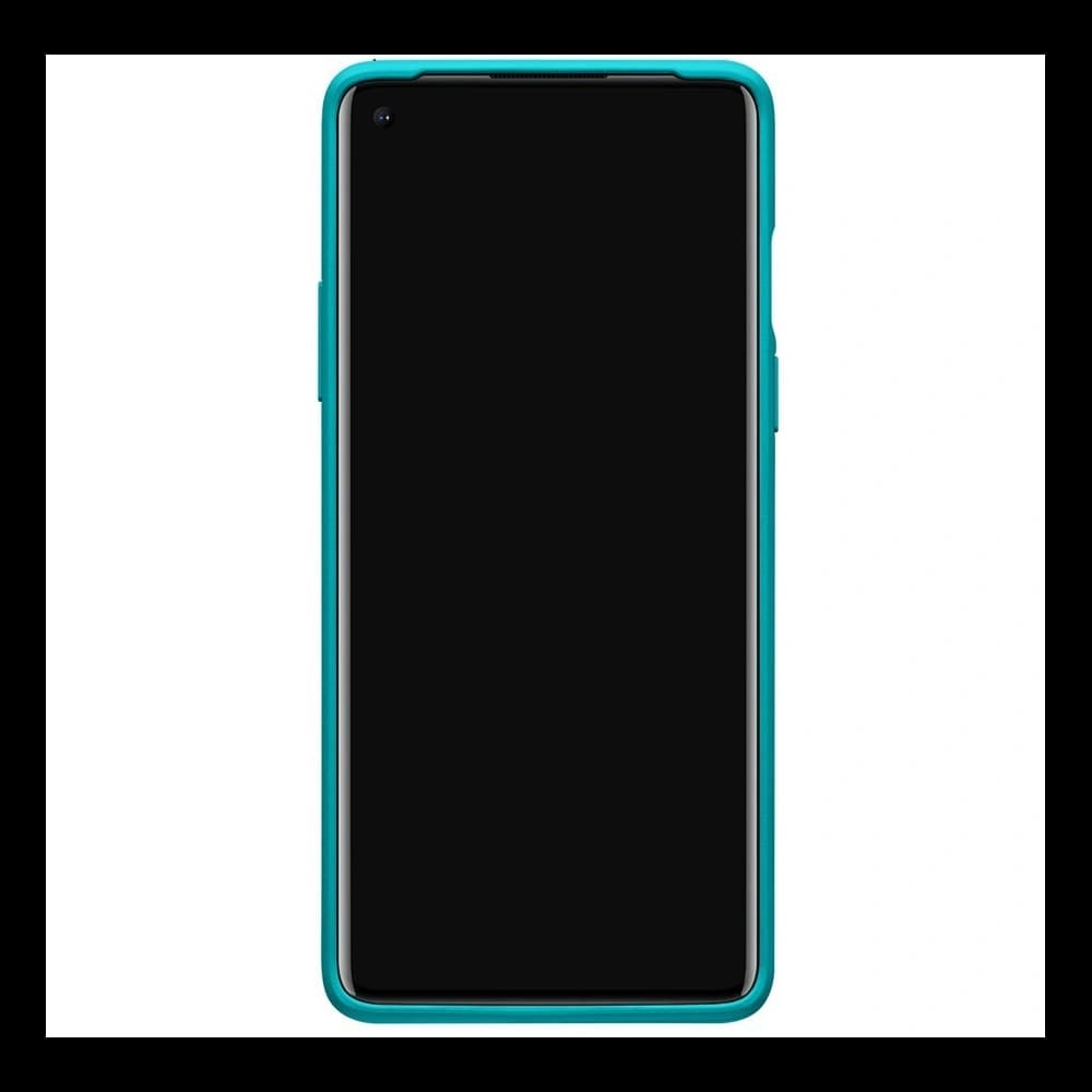 OnePlus 8 Sandstone Bumper Case Cyan - 3
