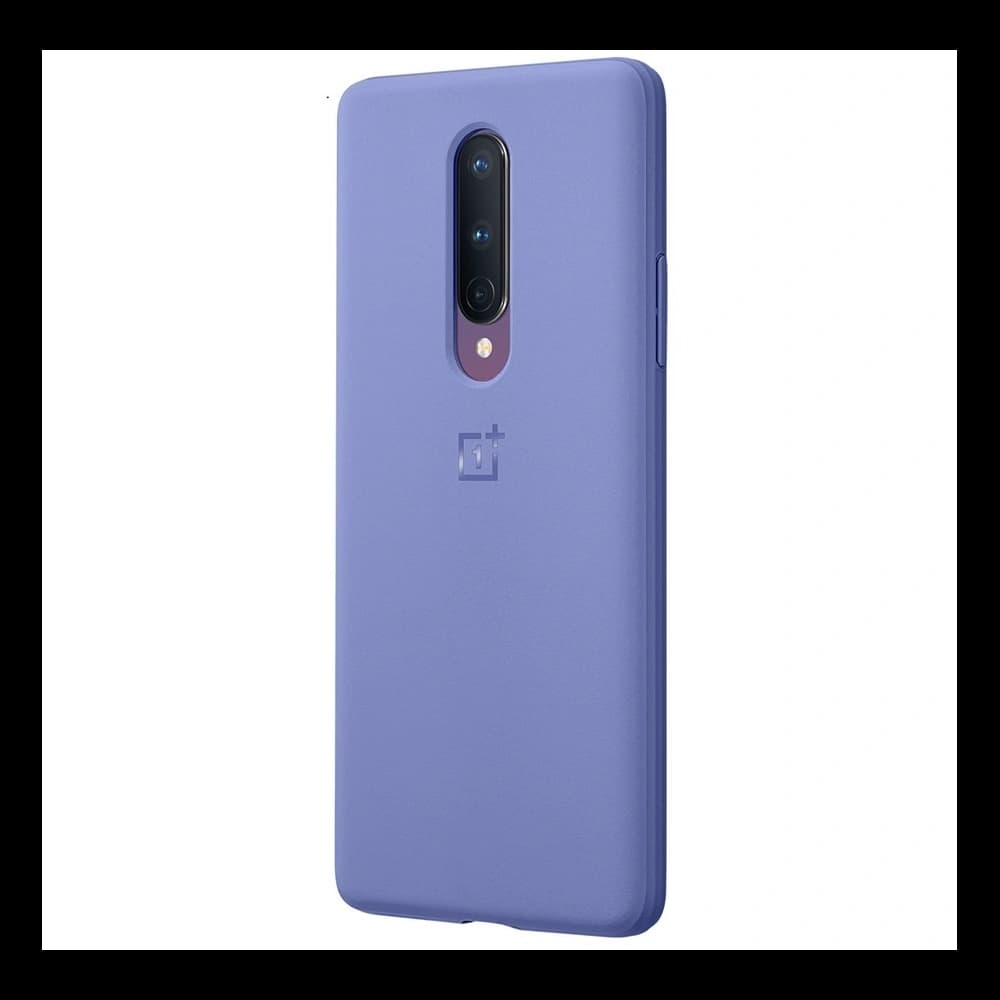 OnePlus 8 Sandstone Bumper Case Smoky Purple - 1