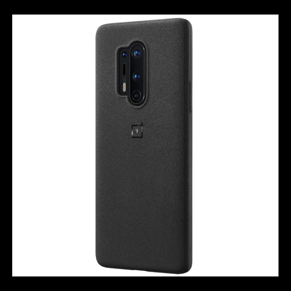OnePlus 8 Pro Sandstone Bumper Case Black - 1