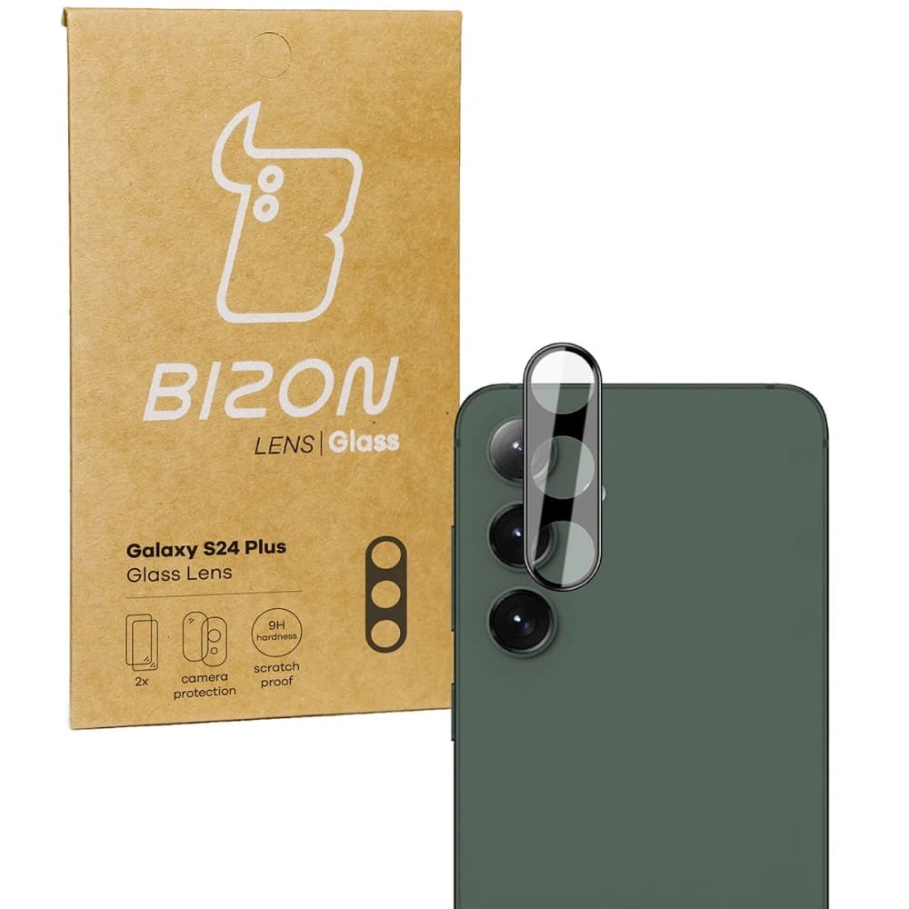 Bizon Glaslinse Samsung Galaxy S24+ Plus [2 PACK] - 1
