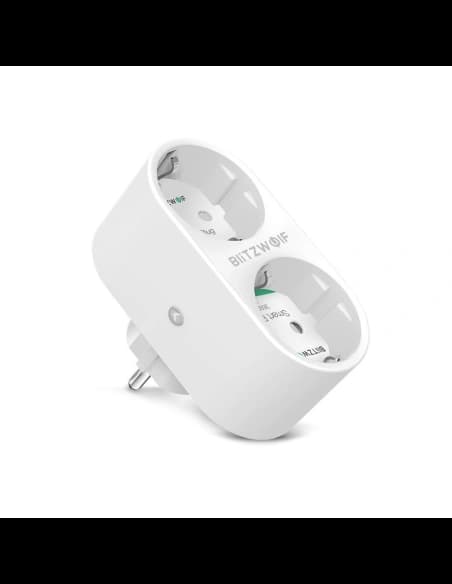 Priza inteligentă Blitzwolf BW-SHP7, dublă, WiFi, 3680W