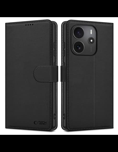 Tech-Protect Wallet Xiaomi Redmi Note 14 4G / LTE Matt Schwarz