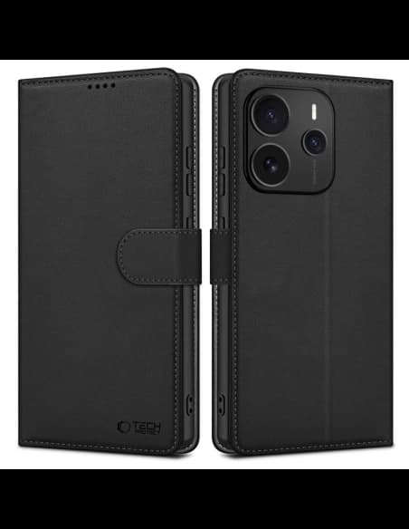 Tech-Protect Wallet Xiaomi Redmi Note 14 5G Matt Schwarz
