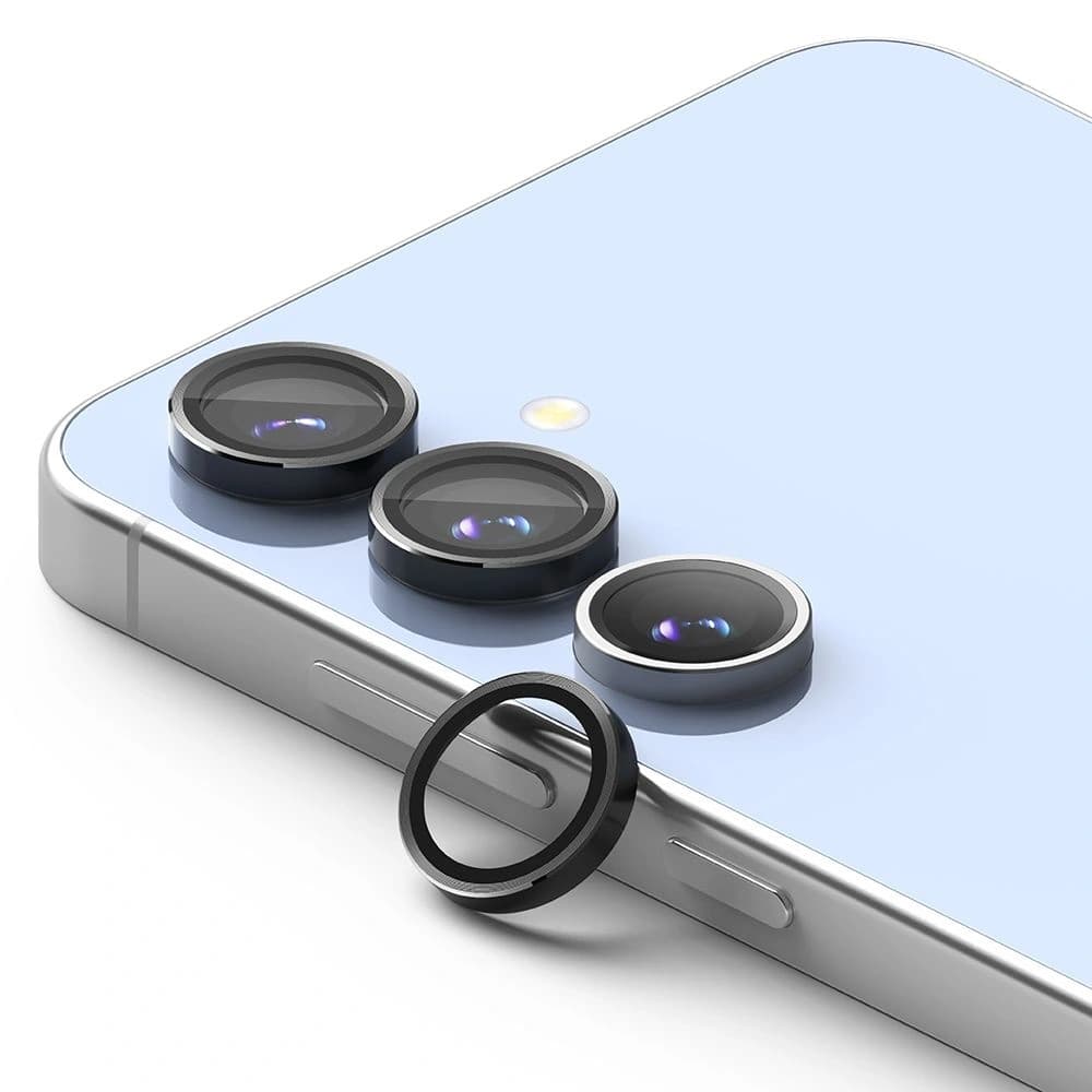 Ringke Camera Frame Protector Samsung Galaxy S24 FE Black [2 PACK] - 3