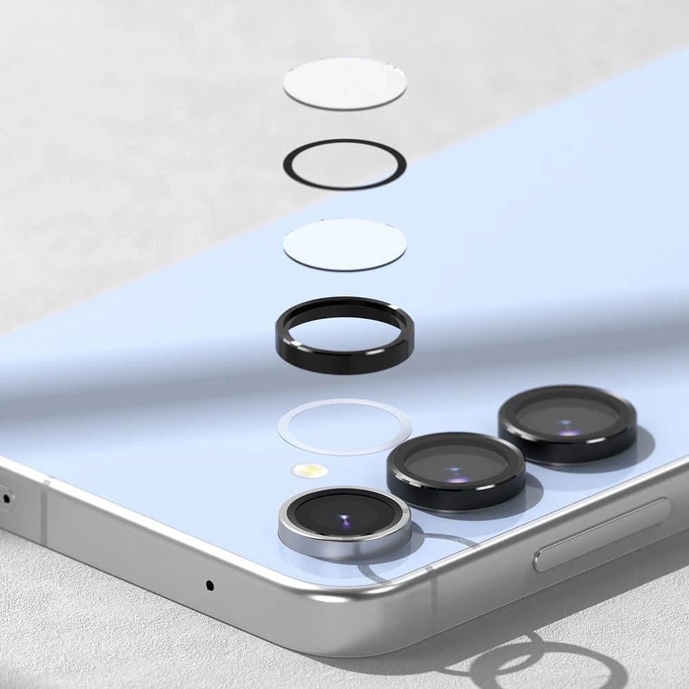 Ringke Camera Frame Protector Samsung Galaxy S24 FE Black [2 PACK] - 7