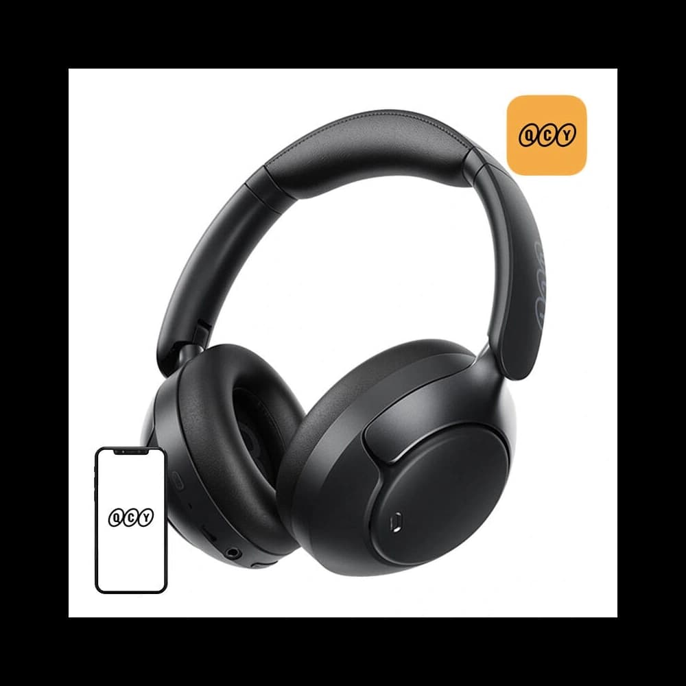 QCY H3 pro ANC Bluetooth 5.4 LDAC/AAC/SBC wireless in-ear headphones (black) - 1