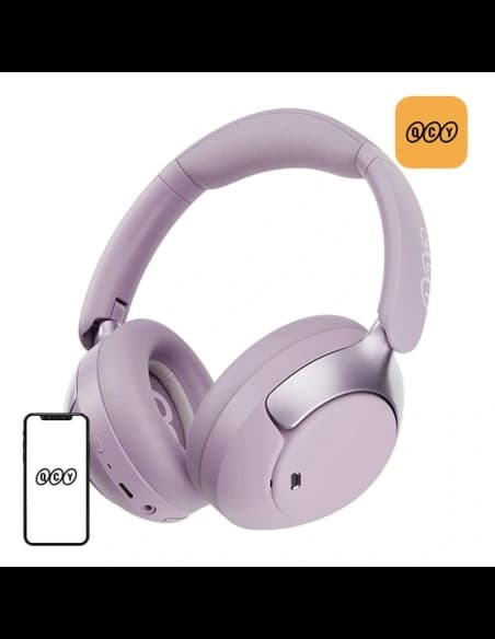 QCY H3 pro ANC Bluetooth 5.4 LDAC/AAC/SBC wireless in-ear headphones (purple)