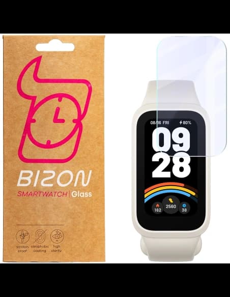 Bizon Glass Watch Mule Xiaomi Okos Karkötő 9 Aktív