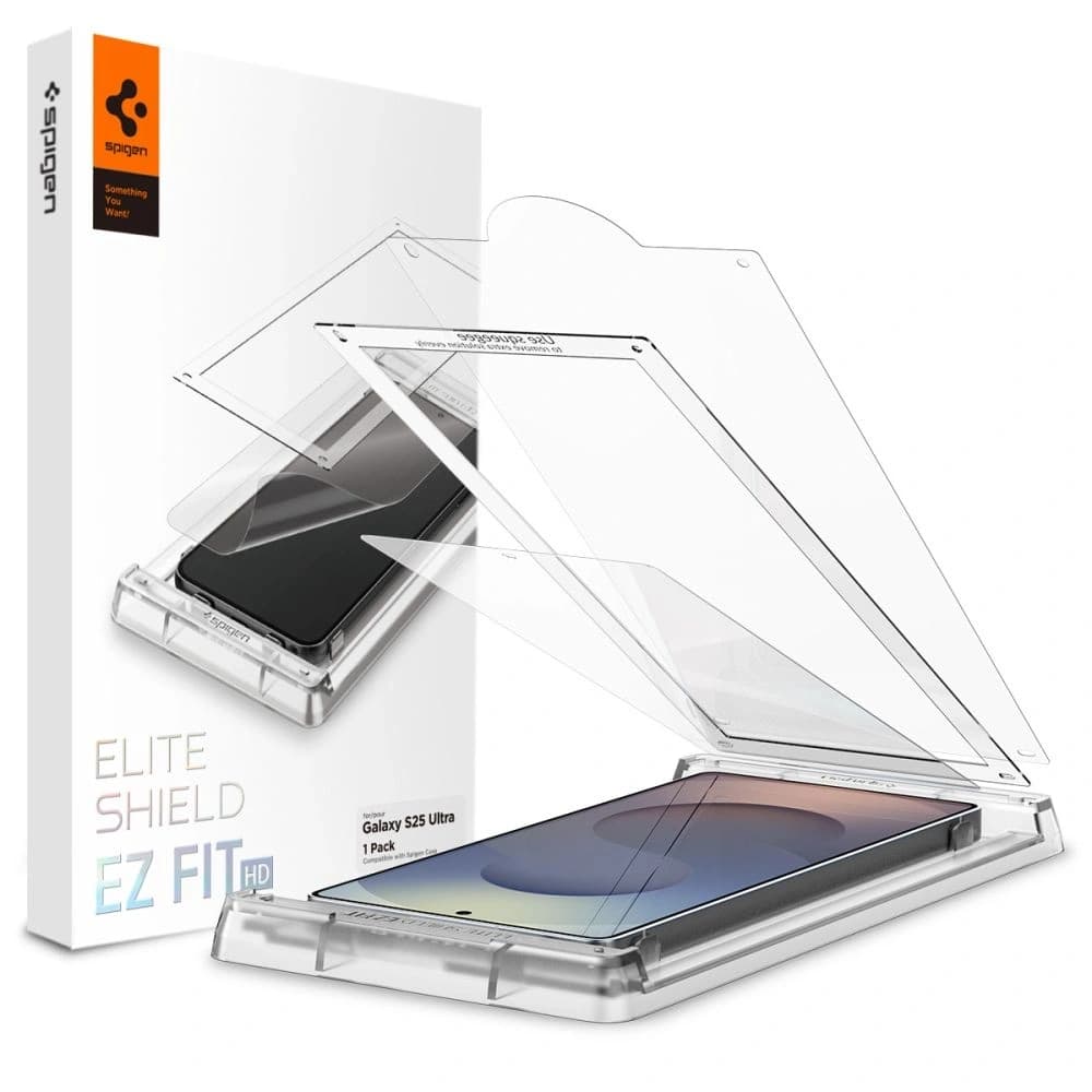 Spigen Elite Shield ez Fit HD Samsung Galaxy S25 Ultra Clear