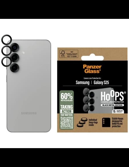 PanzerGlass Hoops Lens Protector Samsung Galaxy S25 black