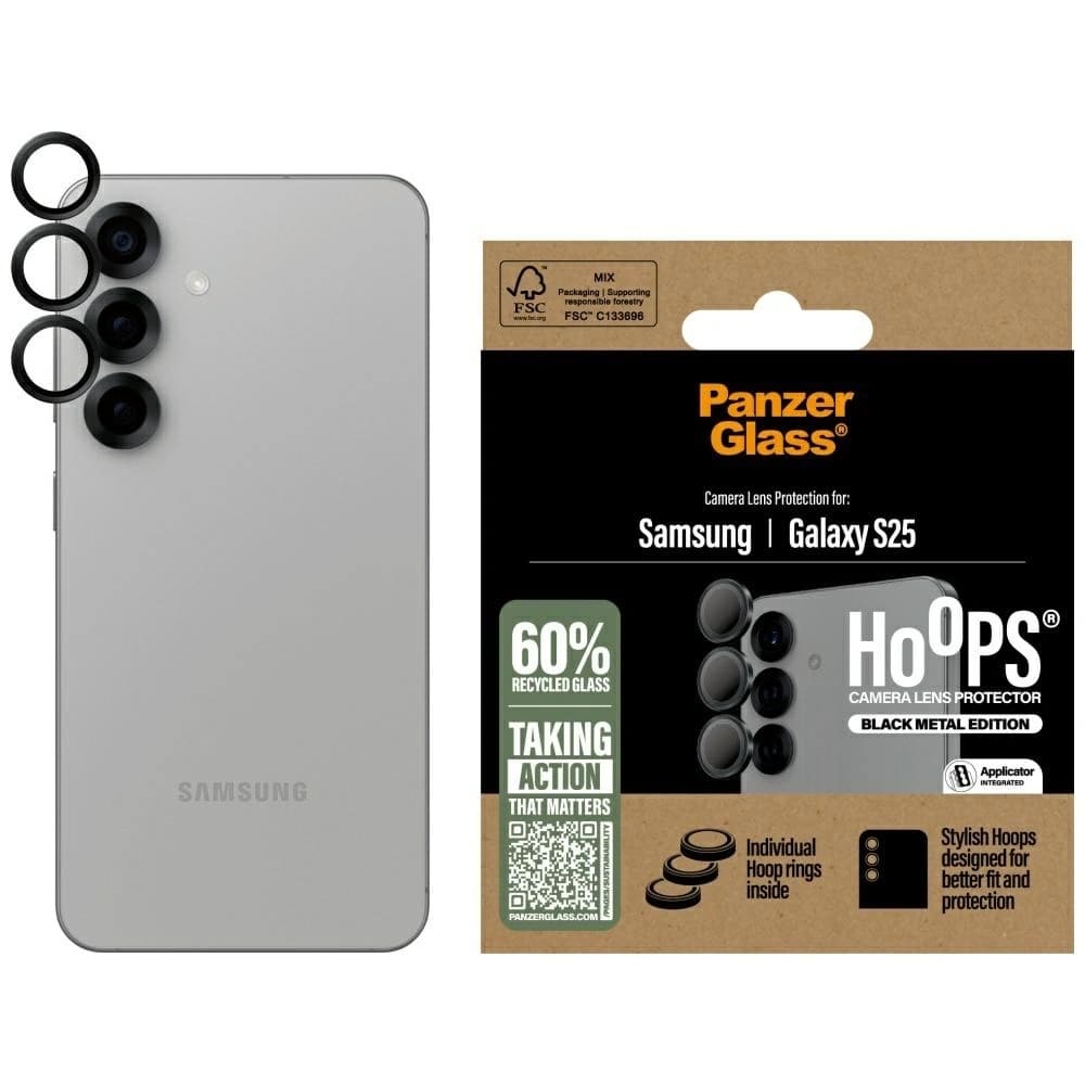 PanzerGlass Hoops Lens Protector Samsung Galaxy S25 black