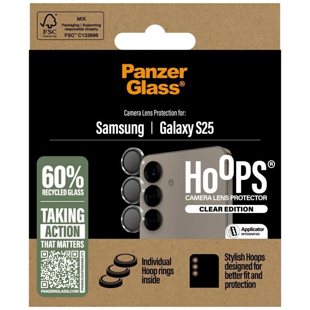PanzerGlass Hoops Lens Protector Samsung Galaxy S25 clear - 4