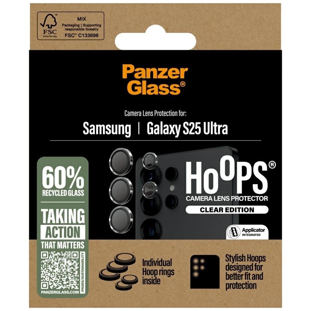 PanzerGlass Gyűrűs Lencsevédő Samsung Galaxy S25 Ultra átlátszó - 4