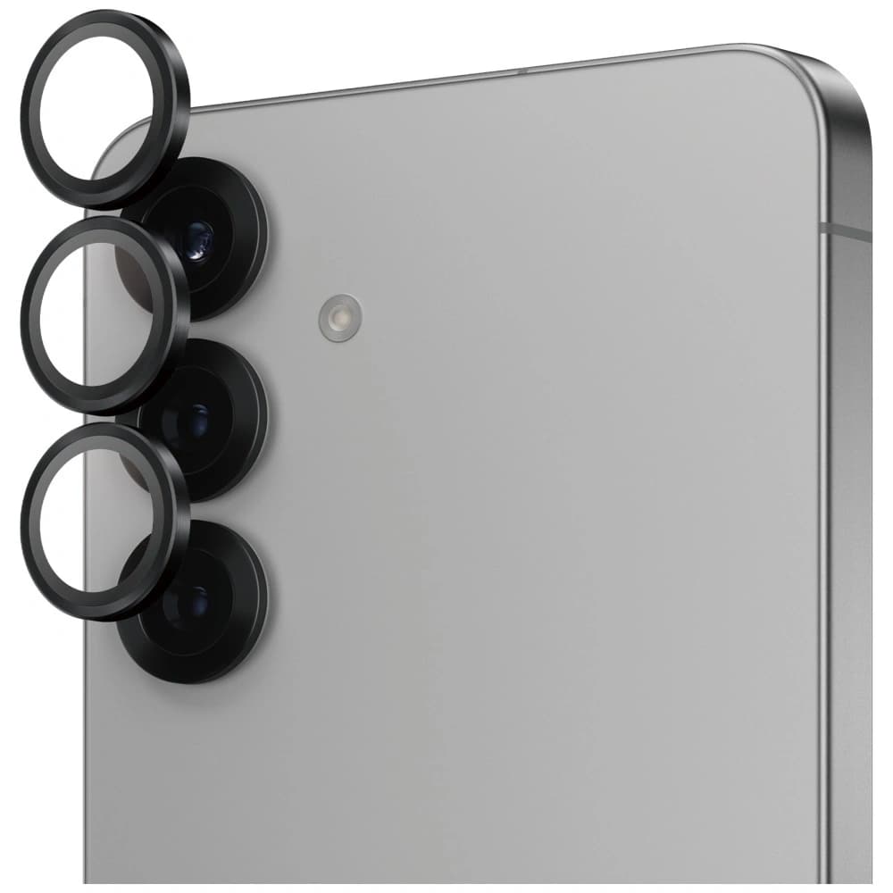 Tvrzené sklo na objektiv PanzerGlass Hoops Lens Protector pro Samsung Galaxy S25+ Plus černé - 2