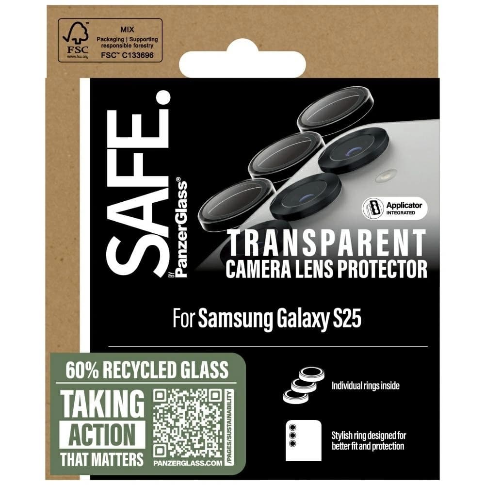 SAFE by PanzerGlass Rings Lens Protector Samsung Galaxy S25 clear - 4