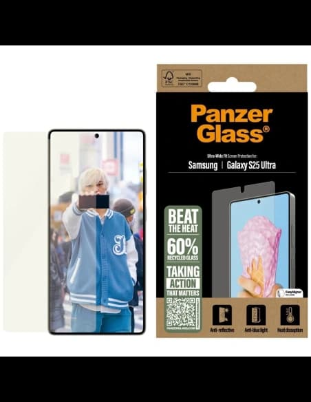 PanzerGlass All-in-One Ultra-Wide Fit Samsung Galaxy S25 Ultra