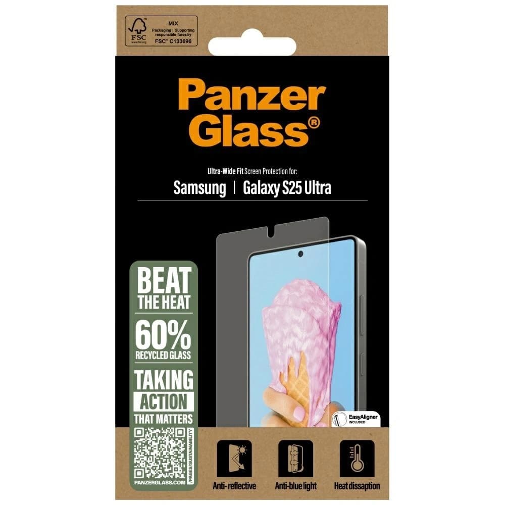 PanzerGlass All-in-One Ultra-Wide Fit Samsung Galaxy S25 Ultra - 4