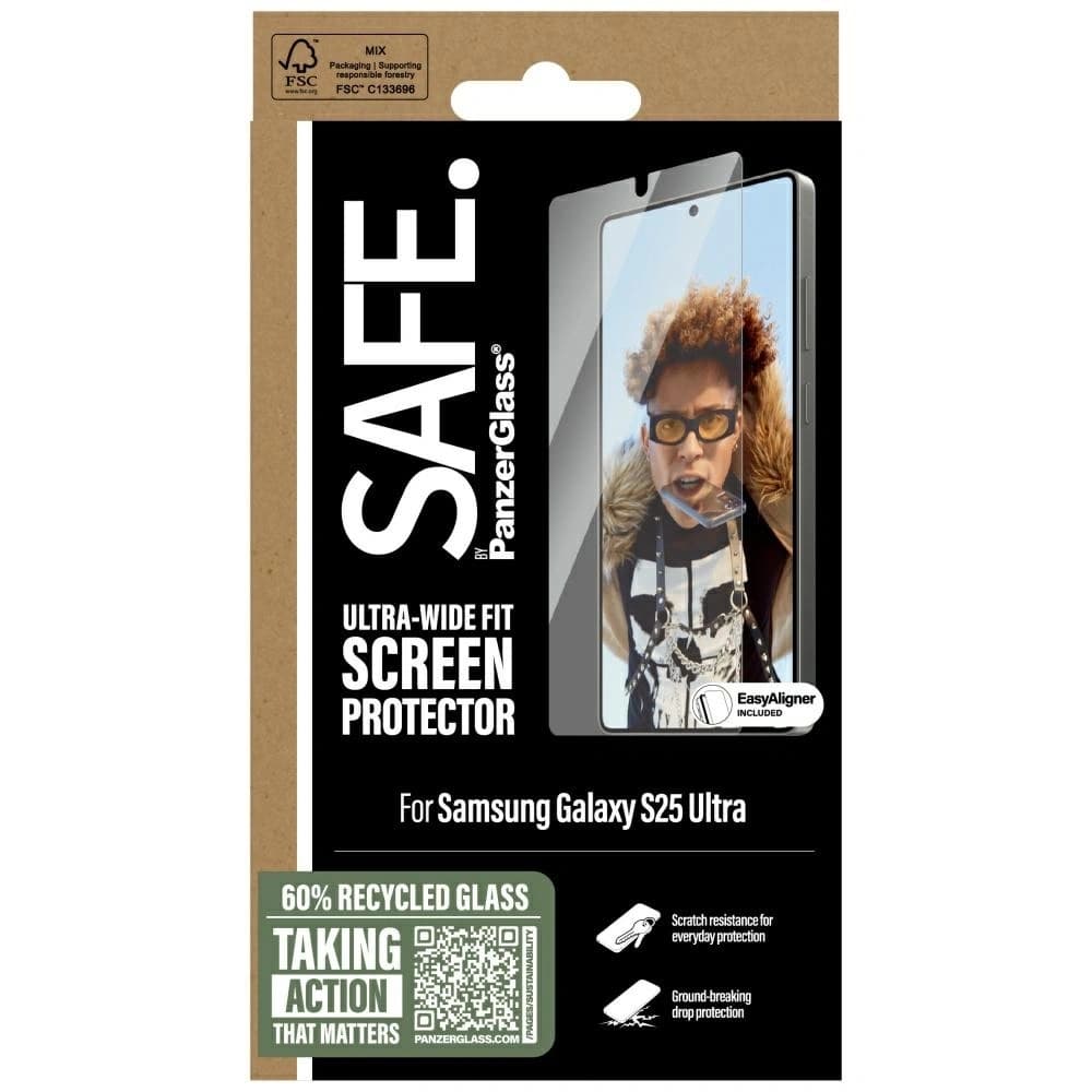 SAFE de PanzerGlass Ultra-Wide Fit Samsung Galaxy S25 Ultra - 4