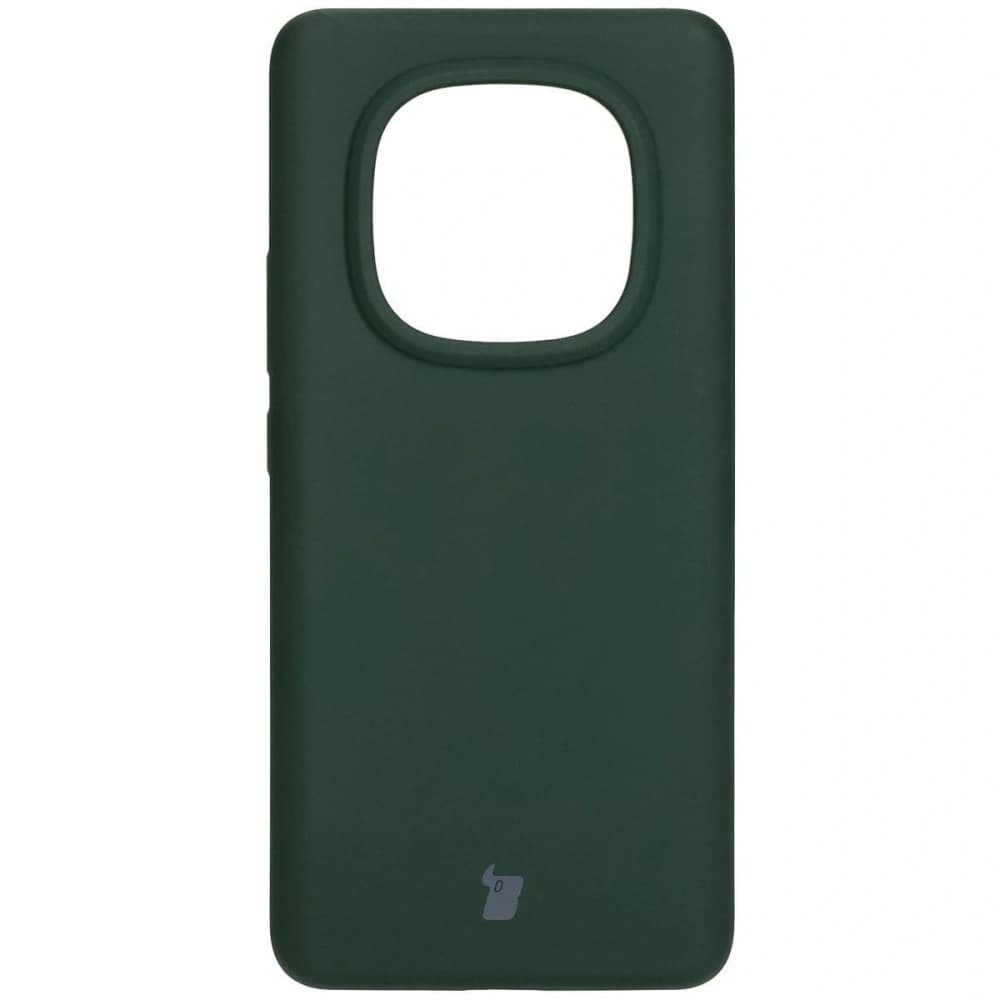 Silikonové pouzdro Bizon Soft Case pro Xiaomi Redmi Note 14 Pro 5G / Poco X7 tmavě zelené - 2