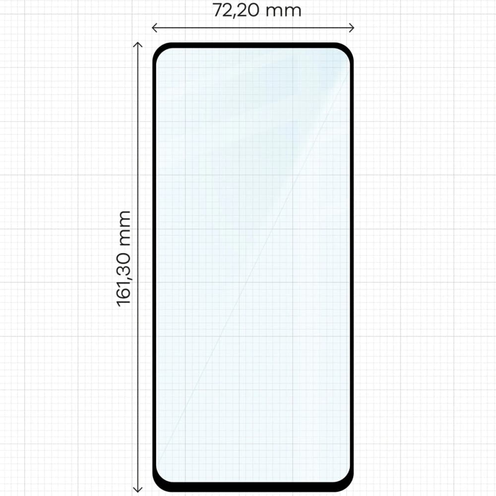 Bizon Glass Edge 2 Motorola Moto G15 / G15 Power / G05 / E15 cadru negru - 2