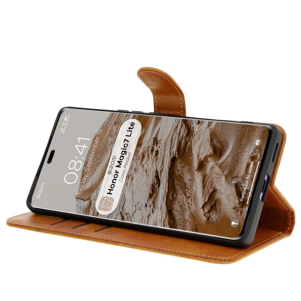 Bizon Case Pocket Honor Magic7 Lite brown - 5