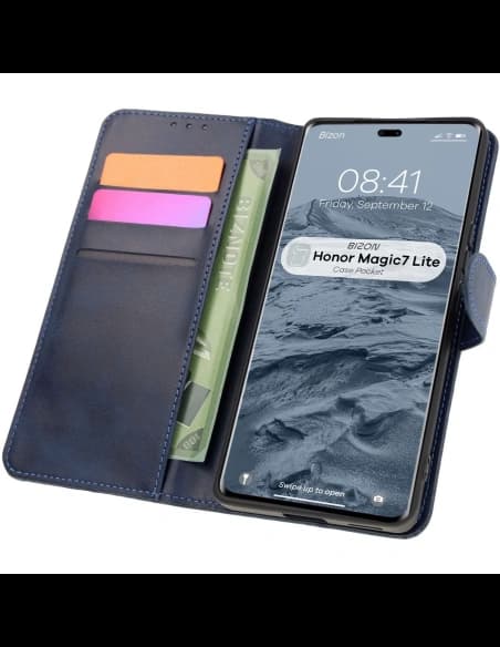 Bizon Case Pocket Honor Magic7 Lite navy blue