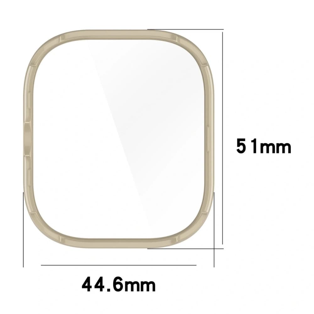 Bizon Case+Glass Óra Xiaomi Redmi Watch 5 bézs - 2