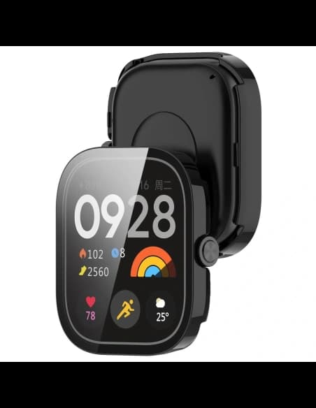 Bizon Case+Glass óra Xiaomi Redmi Watch 5 fekete