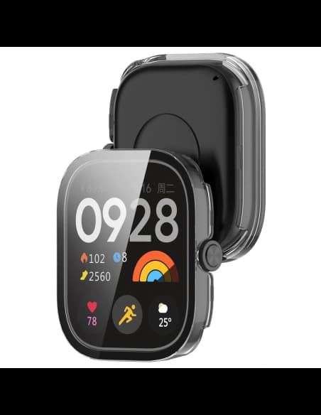 Bizon Case+Glass Óra Xiaomi Redmi Watch 5 átlátszó