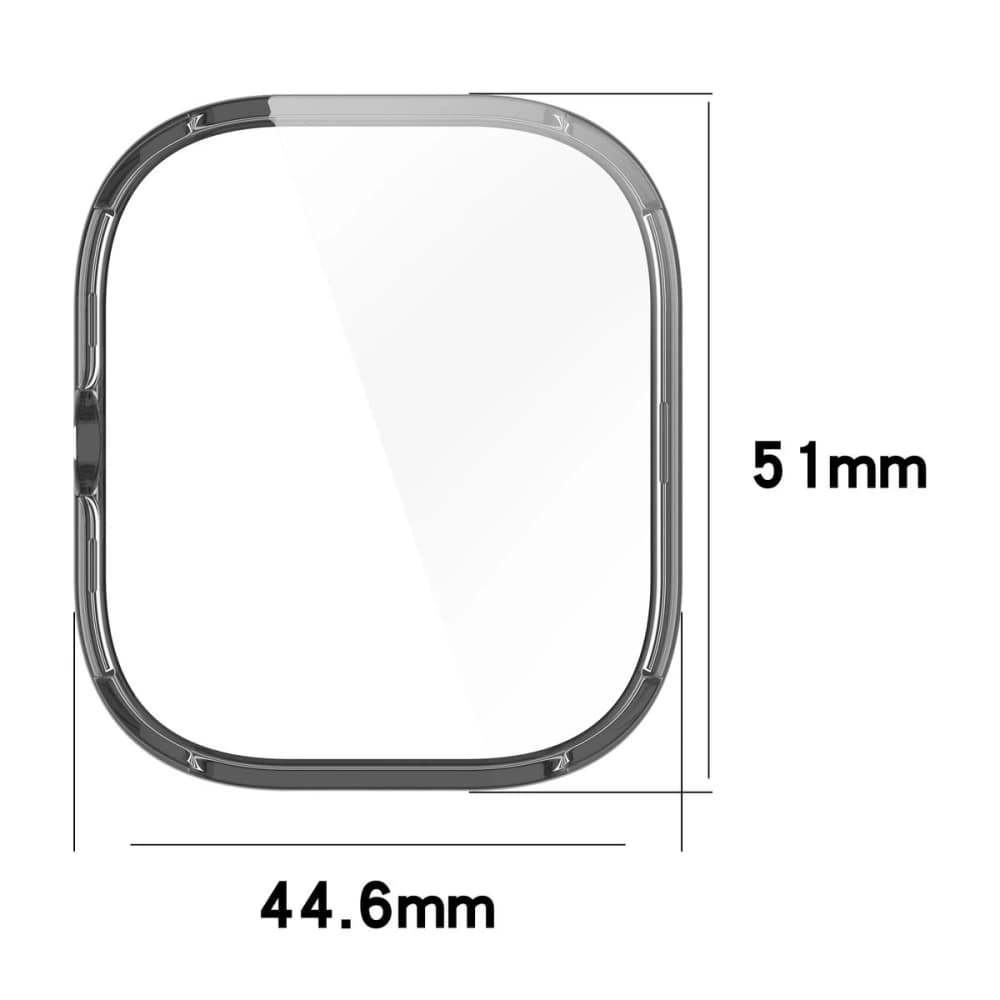 Bizon Case+Glass Óra Xiaomi Redmi Watch 5 átlátszó - 2