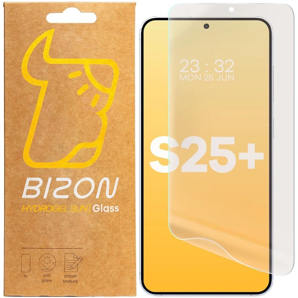 Bizon Glass Film Sun Samsung Galaxy S25+ Plus [2 PACK] - 1