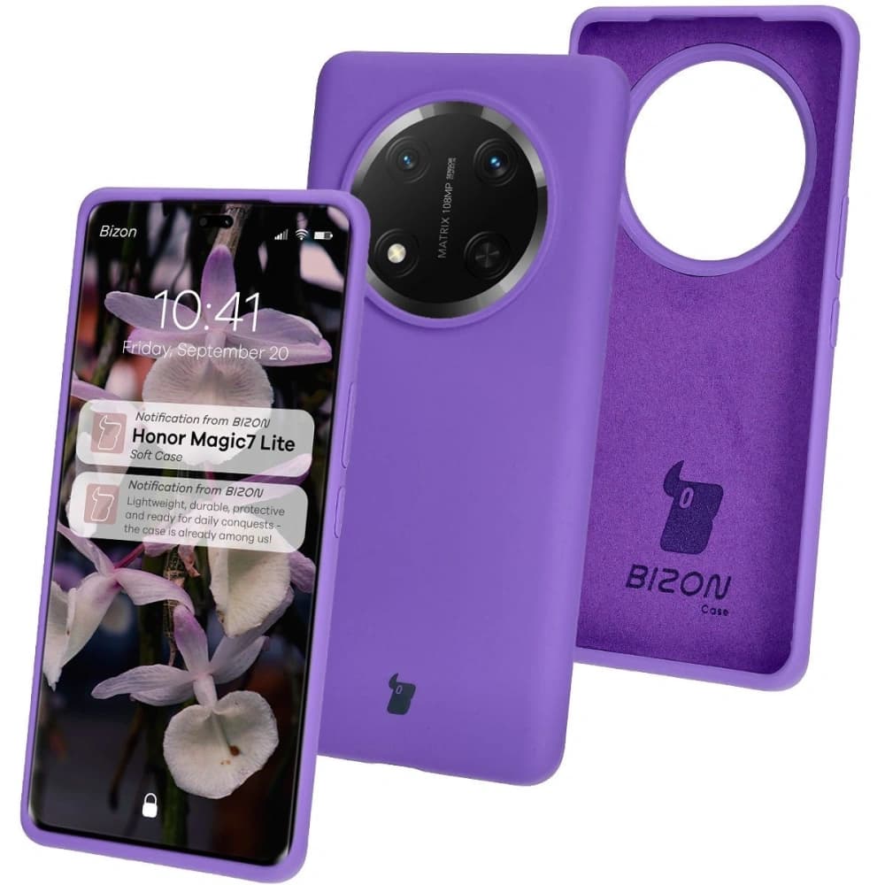 Bizon Soft Case Honor Magic7 Lite violet