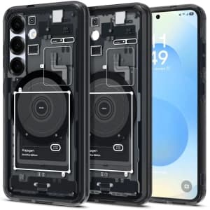 Etui Spigen Ultra Hybrid Mag MagSafe Samsung Galaxy S25 Zero One Black