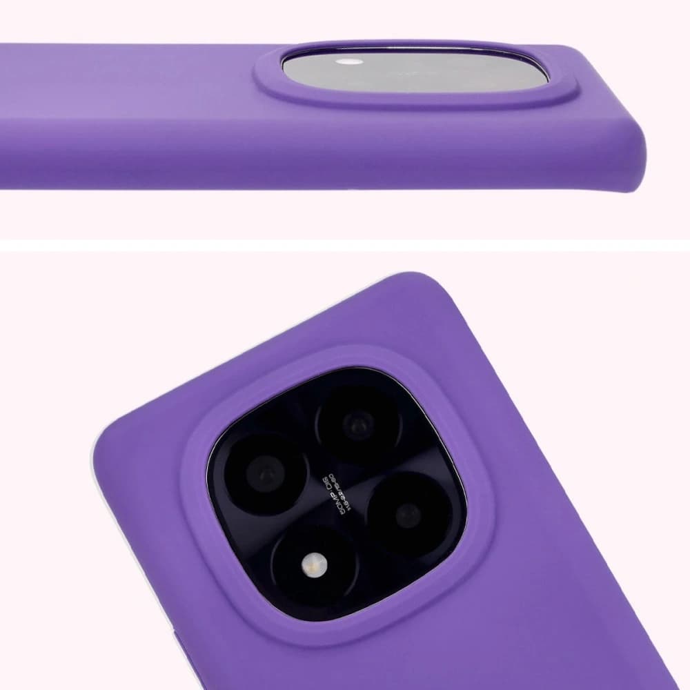 Bizon Soft Case Xiaomi Redmi Note 14 Pro Plus 5G lila - 5