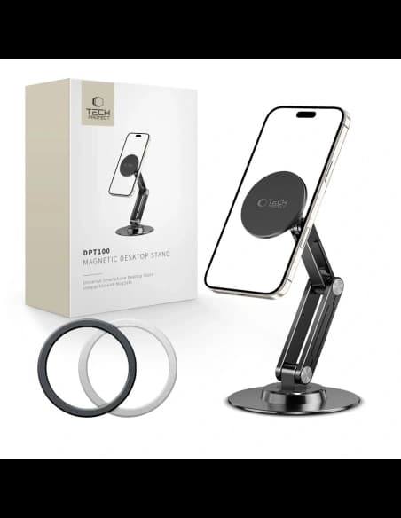 Tech-Protect DPT100 Universal Magnetic MagSafe Phone Desktop Stand Black