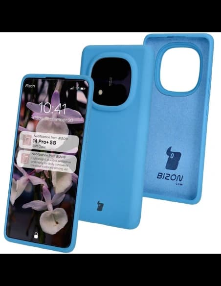 Bizon Soft Case Xiaomi Redmi Note 14 Pro+ Plus 5G blau