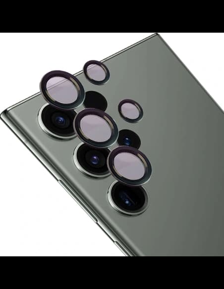 Szkło hartowane na aparat z aplikatorem Bizon Glass Snap Lens do Samsung Galaxy S23 Ultra czarne