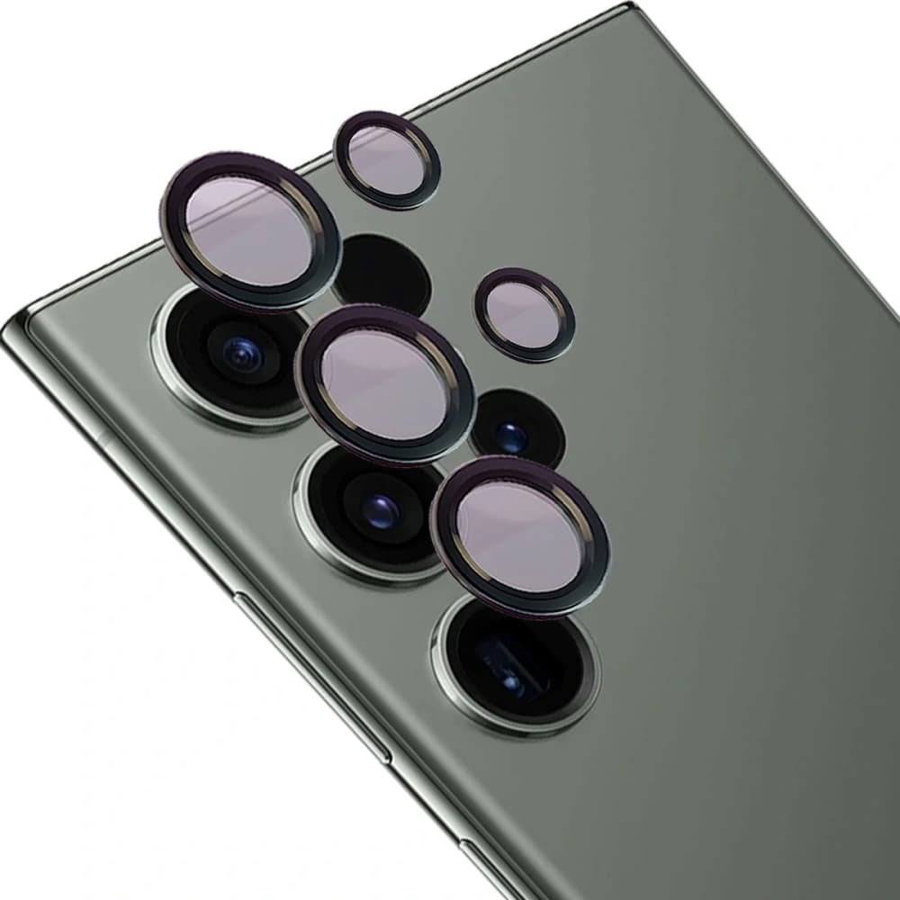 Bizon Glass Snap Lencse Samsung Galaxy S23 Ultra fekete