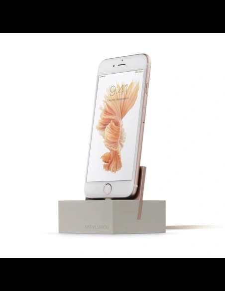 Stacja ładująca do iPhone Native Union Dock+ z kablem 1,2m (beżowa)