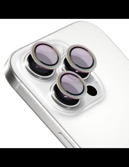 Bizon Glass Snap Lens Apple iPhone 16 Pro / 16 Pro Max ezüst