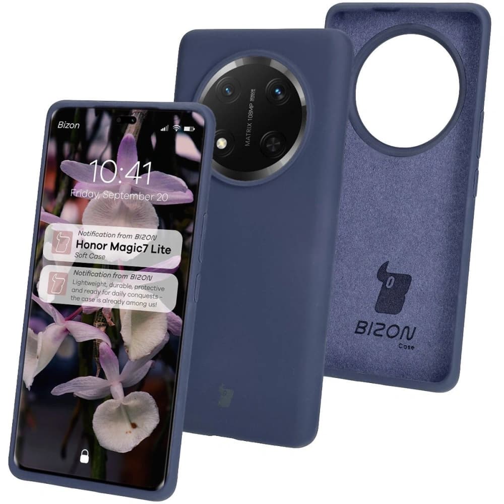 Bizon Soft Case Honor Magic7 Lite albastru închis