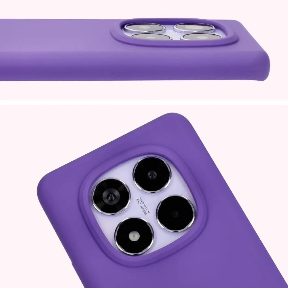 Bizon Soft Case Xiaomi Redmi Note 14 Pro 5G / Poco X7 fialový - 5