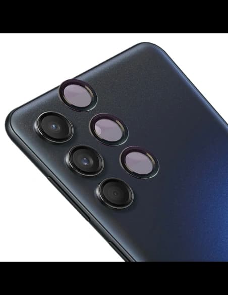 Bizon Glass Snap Lens Samsung Galaxy M55 5G black frame