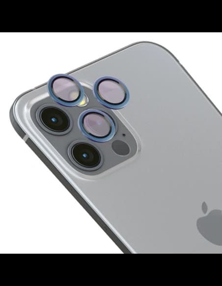 Bizon Glass Snap Lens Apple iPhone 12 Pro / 11 Pro / 11 Pro Max Marine-Rahmen