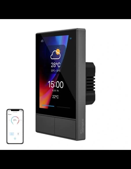 SONOFF NSPanel-US smart WiFi control panel (black, 120mm)