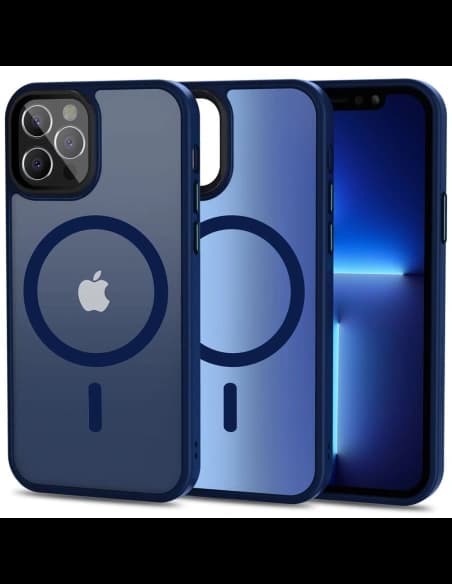 [OUTLET] Etui Tech-Protect Magmat MagSafe Apple iPhone 12/12 Pro Matte Navy