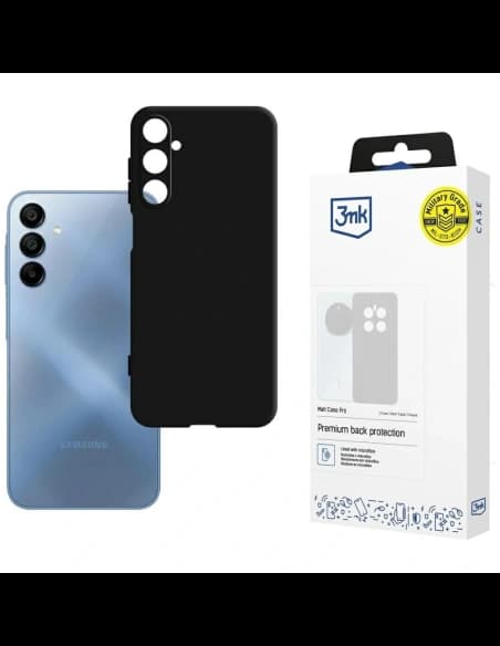 3MK Matt tok Pro Samsung Galaxy A15 5G fekete