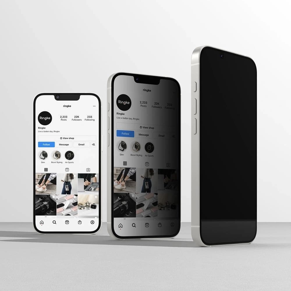 Ringke Easy Slide Apple iPhone 16e / 14 / 13 / 13 Pro Privacy [2 PACK] - 2